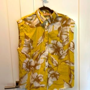 NEW Twinset sleeveless cotton blouse